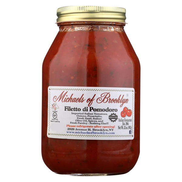 Michael's Of Brooklyn Filetto Di Pomodoro Sauce  - Case Of 6 - 32 Oz