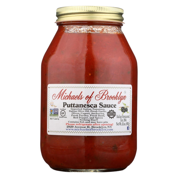 Michael's Of Brooklyn Puttanesca Sauce  - Case Of 6 - 32 Oz