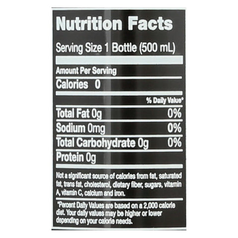 Blk Beverages Spring Water - Fulvic Infused Mineral Water - Case Of 12 - 16.9 Fl Oz.
