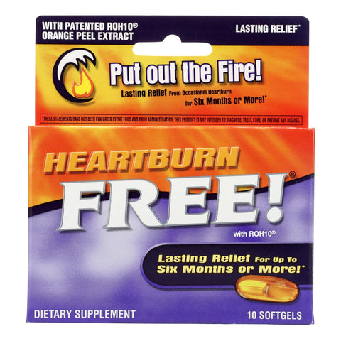 Enzymatic Therapy Heartburn Free With Roh10 Dietary Supplement  - 1 Each - 10 Sgel