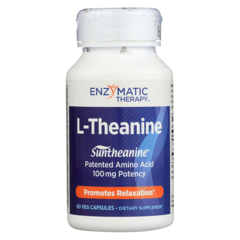 Enzymatic Therapy L-theanine Anxiety-stress-mood Capsules  - 1 Each - 60 Vcap