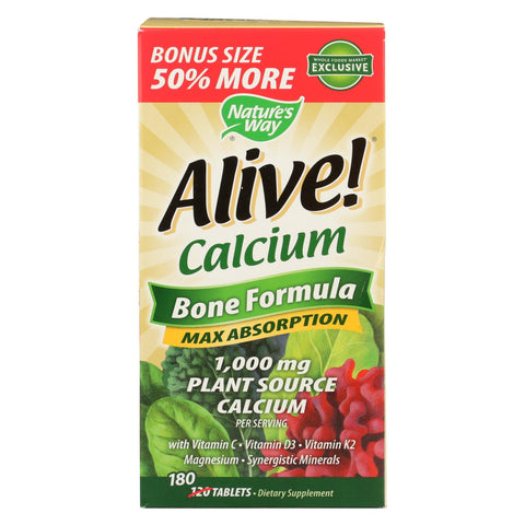 Nature's Way Alive! Calcium - 180 Count