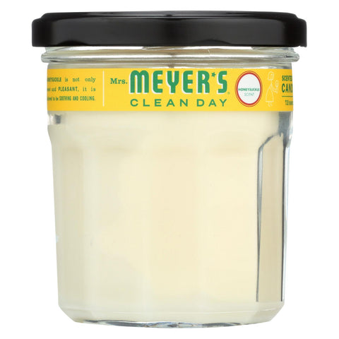 Mrs.meyers Clean Day Soy Candle - Honeysuckle - Case Of 6 - 7.2 Oz