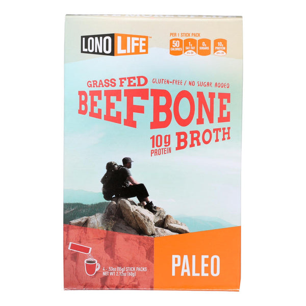 Lonolife Beef Bone Broth  - Case Of 6 - 4-.53 Oz