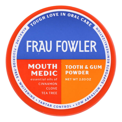 Frau Fowler - Powder Mouth Medic Tooth - 1 Each - 2.03 Oz