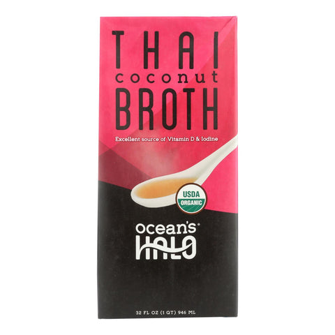 Ocean's Halo Broth, Thai Coconut  - Case Of 6 - 32 Fz