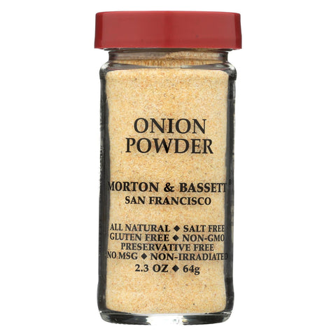 Morton & Bassett - Seasoning Onion Powder - Case Of 3 - 2.3 Oz