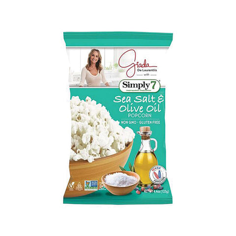 Simply7 Popcorn - Sea Salt - Case Of 12 - 4.4 Oz