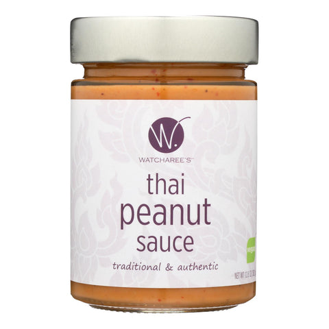 Watcharee’s Thai Peanut Sauce  - Case Of 6 - 12.8 Oz