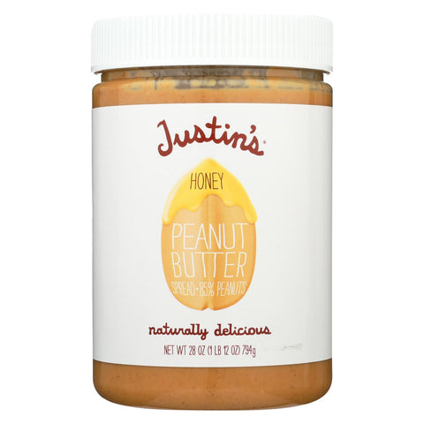 Justin's Nut Butter Peanut Butter - Honey - Case Of 6 - 28 Oz.