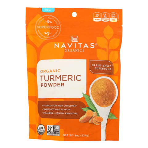 Navitas Organics Turmeric Powder  - Case Of 6 - 8 Oz