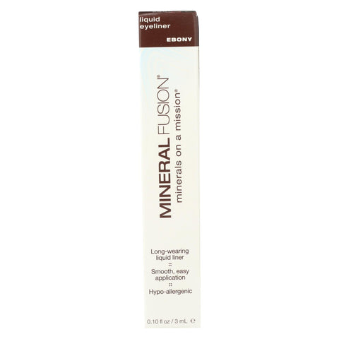 Mineral Fusion - Liquid Mineral Eyeliner - Ebony - 0.1 Oz.