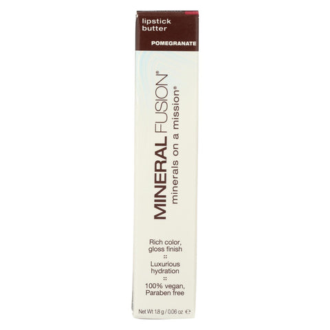 Mineral Fusion - Lipstick Butter - Pomegranate - 0.06 Oz.
