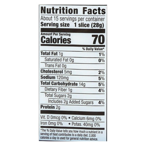 Canyon Bakehouse - Bread White Loaf Country - Case Of 6-15 Oz