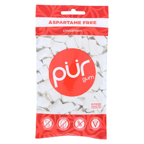 Pur Cinnamon Gum  - Case Of 12 - 2.72 Oz