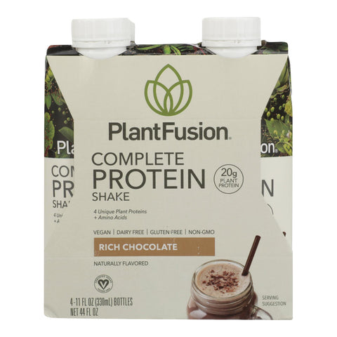 Plantfusion - Plant Protein Ready To Drink - Chocolate - Cs Of 3-4-11 Fz