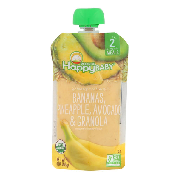 Happy Baby - Stage 2 Bana Pnapp Avac - Case Of 16 - 4 Oz