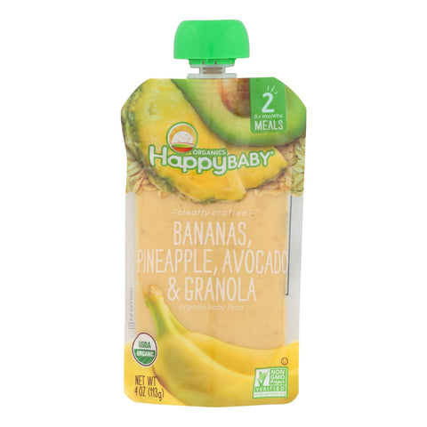 Happy Baby - Stage 2 Bana Pnapp Avac - Case Of 16 - 4 Oz