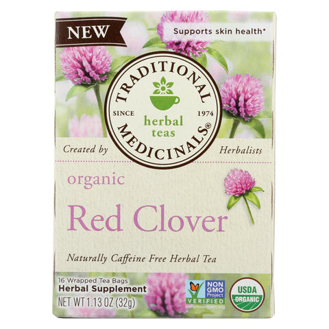 Traditional Medicinals - Herb Tea Red Clover - Case Of 6 - 16 Bag