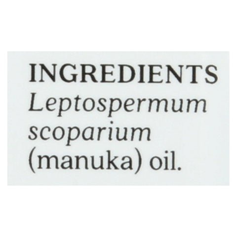 Aura Cacia Essential Oil - Manuka - Case Of 1 - .50 Fl Oz.