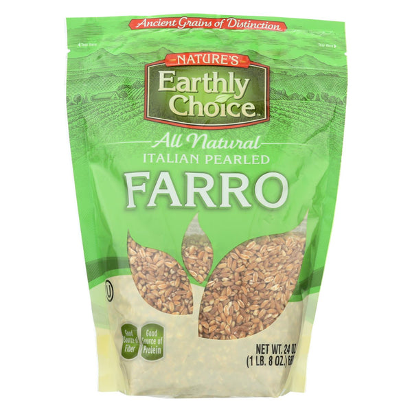 Nature's Earthly Choice - Farro Italian Pearled - Case Of 6 - 24 Oz
