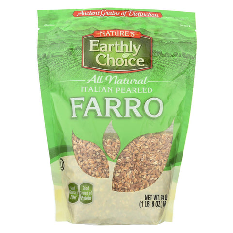 Nature's Earthly Choice - Farro Italian Pearled - Case Of 6 - 24 Oz