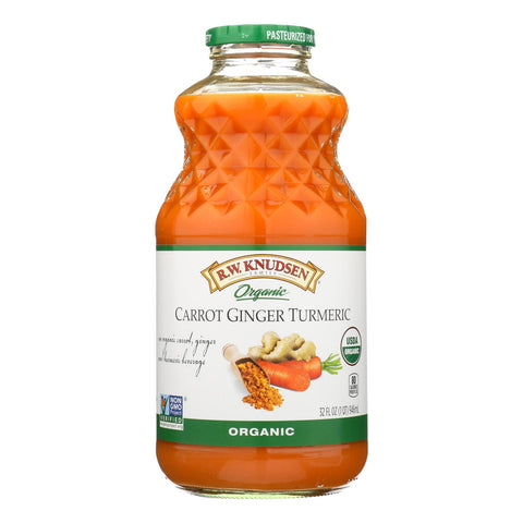 R.w. Knudsen Organic Juice, Carrot Ginger Turmeric - Case Of 6 - 32 Fz