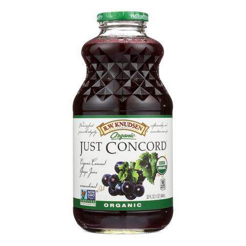 Rw Knudsen Organic Just Concord Juice  - Case Of 6 - 32 Fz