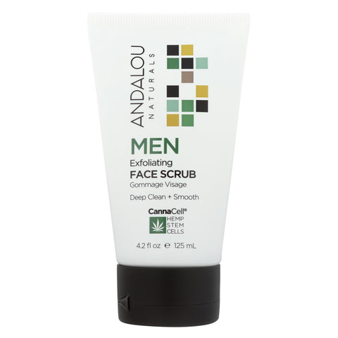 Andalou Naturals - Face Scrub - Men's Exfoliating - 4.2 Fl Oz.
