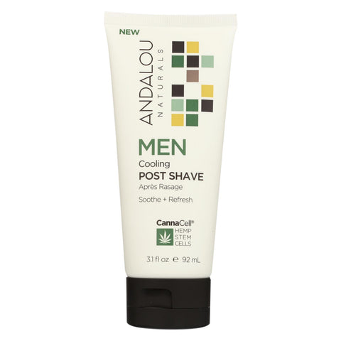 Andalou Naturals - Men Cooling Post Shave - 3.1 Fl Oz.