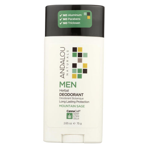 Andalou Naturals - Deodorant - Men's Herbal - 2.65 Oz.