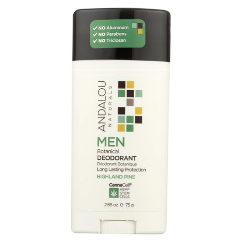 Andalou Naturals - Deodorant - Men's Botanical - 2.65 Oz.