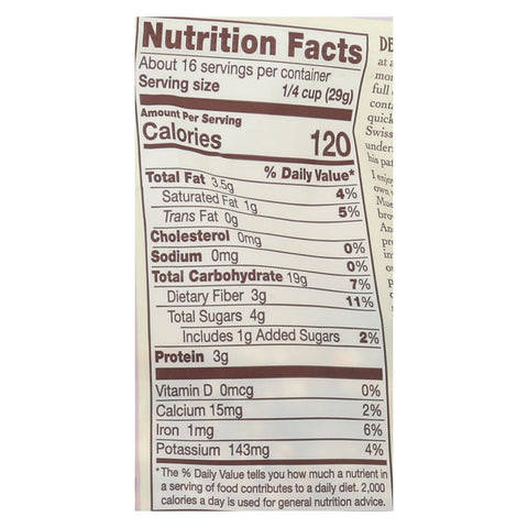 Bob's Red Mill - Muesli Gluten Free - European Style - Case Of 4-16 Oz