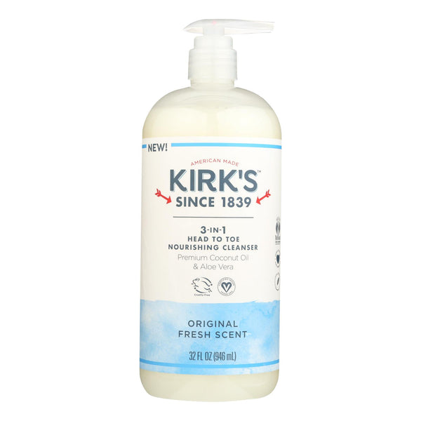 Kirk's Natural - 3-in-1 Cleanser Originl Frsh - 32 Fz