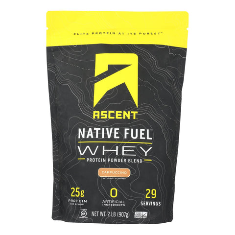 Ascent Native Fuel - Whey Cappuccino - 1 Each - 2 Lb