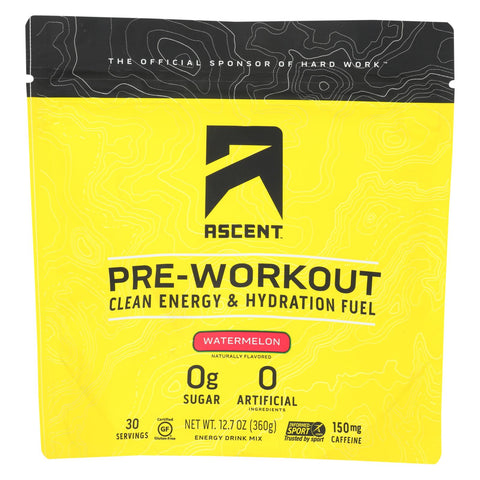 Ascent Native Fuel Watermelon Energy Drink Mix, Watermelon - 1 Each - 12.7 Oz