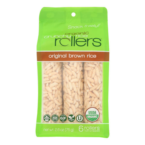 Crunchy Rollers - Roll Brown Rice - Case Of 8 - 2.6 Oz