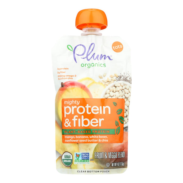 Plum Organics Plum Tots Tots Snacks Mango Banana Bean - Case Of 6 - 4 Oz