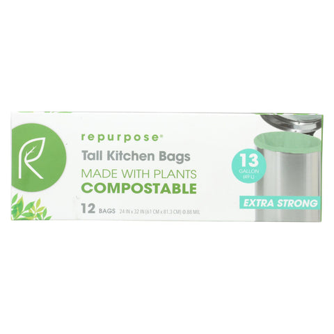 Repurpose - Bags Tall Kitchen - Case Of 20 - 12 Ct