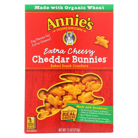 Annie's Homegrown - Chddr Bnnies  X-cheese - Case Of 12-7.5 Oz.