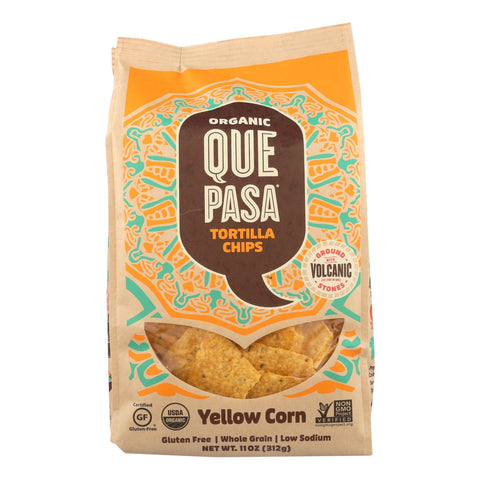 Que Pasa - Tort Chips Yel Corn - Case Of 12 - 11 Oz