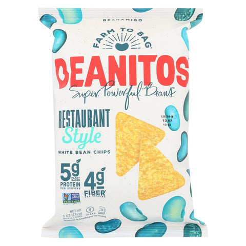 Beanitos - White Bean Chips - Restaurant Style - Case Of 6 - 5 Oz.