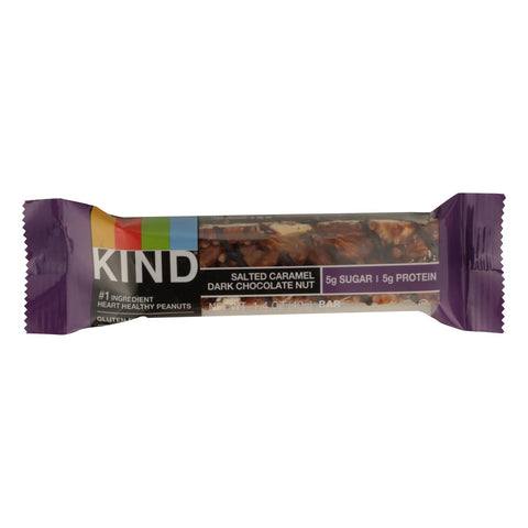 Kind - Bar Salted Caramel Dark Chocolate - Case Of 12 - 1.4 Oz