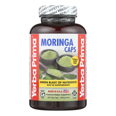 Yerba Prima - Morinaga Caps - 1 Each - 180 Ct