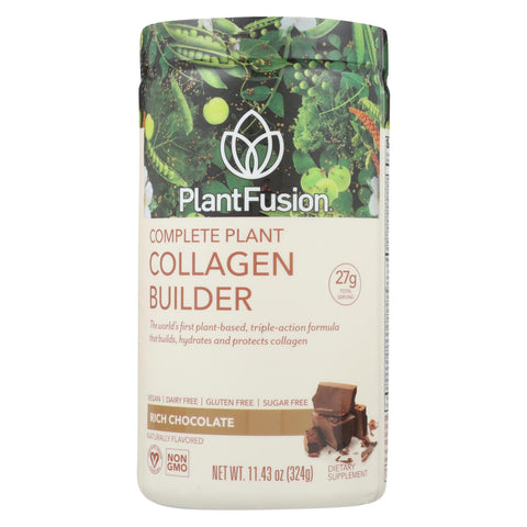 Plantfusion - Protein Powder Chocolate Collagn - 1 Each - 11.43 Oz