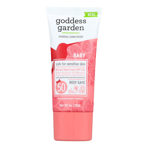 Goddess Garden - Snscrn Baby Spf50 Tube - Case Of 12 - 1 Oz