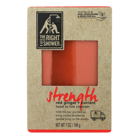 Right To Shower - Bar Strgth Red Ginger Curnt - 1 Each - 7 Oz