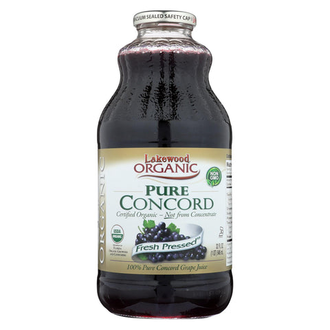 Lakewood - Organic Juice - Concord Grape - Case Of 6 - 32 Fl Oz.