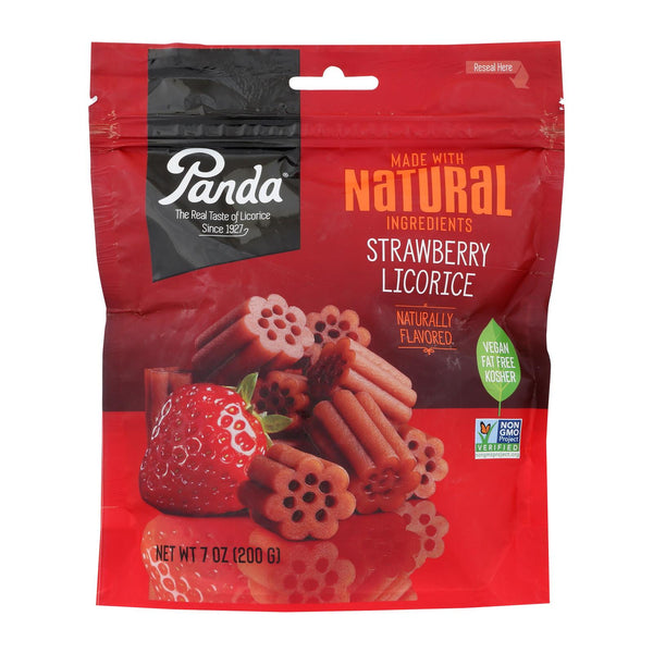 Panda - Licorice Stwbry Sft & Sweet - Case Of 12 - 7 Oz