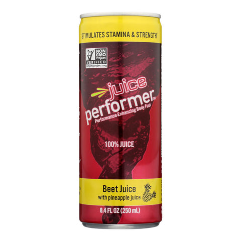 Juice Performer - Juice Beet & Pineapple Juice - Case Of 12 - 8.4 Oz